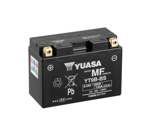 Batterie YUASA W/C sans entretien activée usine - YT9B - 1122766