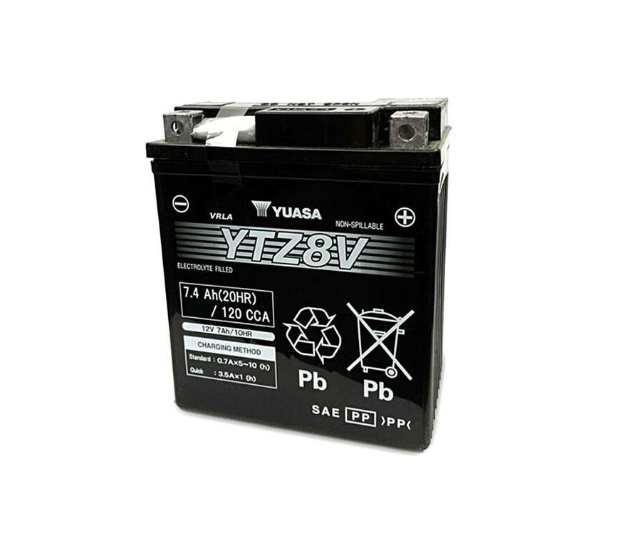 Batterie YUASA W/C sans entretien activé usine - YTZ8V