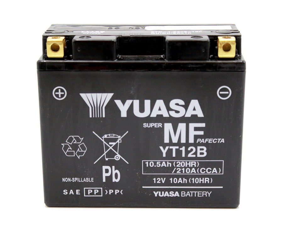 Batterie YUASA W/C sans entretien activée usine - YT12B FA