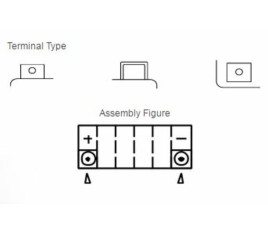 Batterie YUASA W/C sans entretien activé usine - YTZ14S