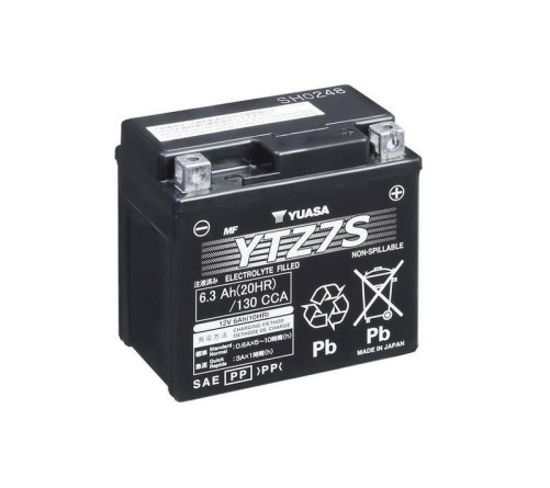 Batterie YUASA W/C sans entretien activé usine - YTZ7S