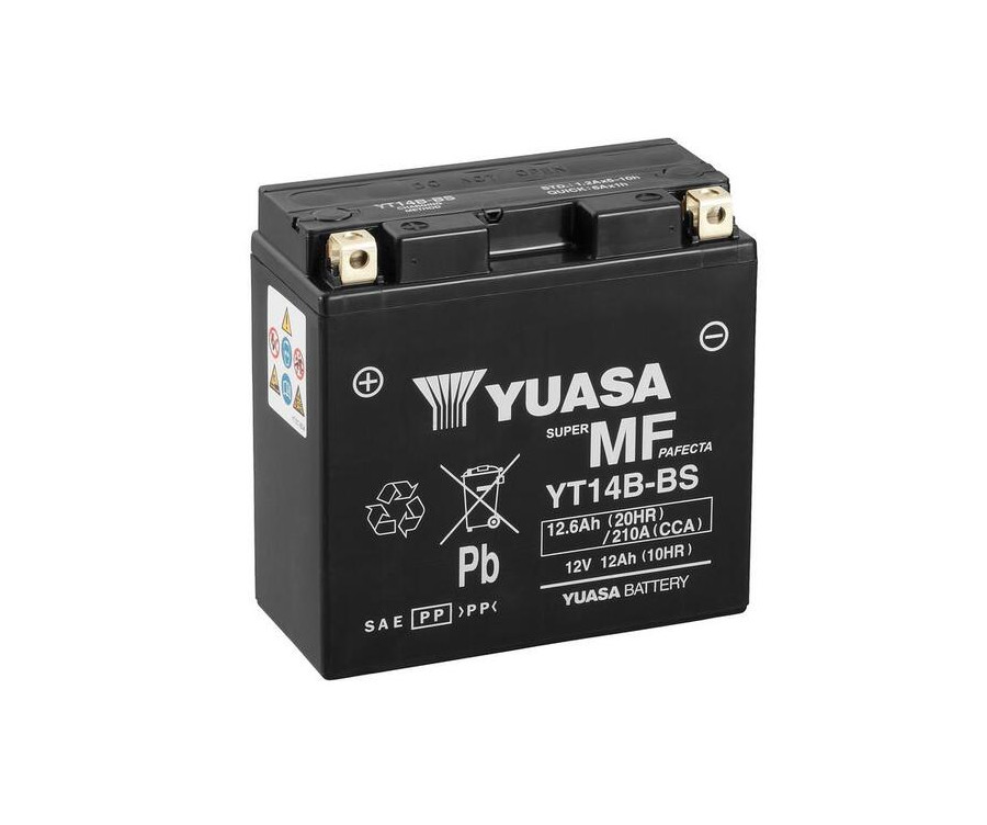 Batterie YUASA sans entretien activée usine - YT14B FA