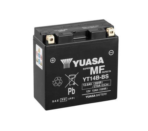 Batterie YUASA sans entretien activée usine - YT14B FA - 1114927