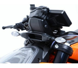 Adaptateurs de clignotants avant R&G RACING noir KTM 790/1290 - 1082617001