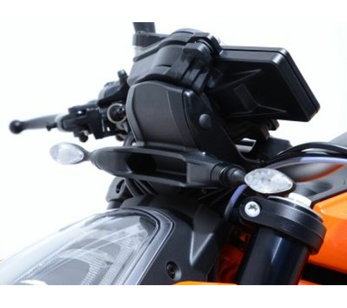 Adaptateurs de clignotants avant R&G RACING noir KTM 790/1290 - 1082617001