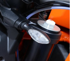 Adaptateurs de clignotants avant R&G RACING noir KTM 790/1290