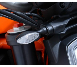 Adaptateurs de clignotants avant R&G RACING noir KTM 790/1290