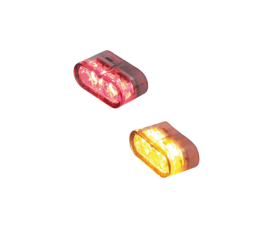 Clignotants LED HIGHSIDER Little Star-MX Pro 3en1 - feu arrière, feu stop, clignotants