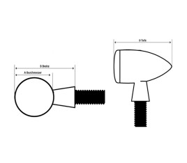 Clignotants HIGHSIDER LED Micro-Bullet