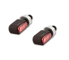 Clignotants LED HIGHSIDER Little Bronx 3en1 - clignotant/feu stop/feu de position arrière - par paire