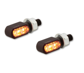 Clignotants LED HIGHSIDER Little Bronx 3en1 - clignotant/feu stop/feu de position arrière - par paire