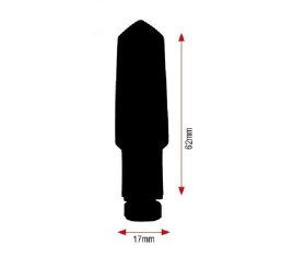 Clignotants V PARTS Bud LED noir universel