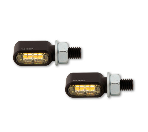 Clignotants LED HIGHSIDER Little Bronx 2en1 - clignotant/feu de position avant - par paire - 1108585001