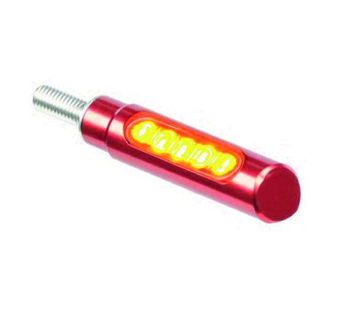 Clignotants LIGHTECH Led aluminium rouge - 1071942