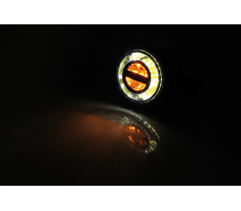 Clignotant LED HIGHSIDER Rocket Bullet 2en1 - clignotant/feu de position avant