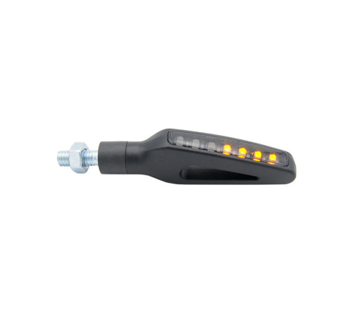 Clignotants LIGHTECH Led plastique ABS noir séquentiel