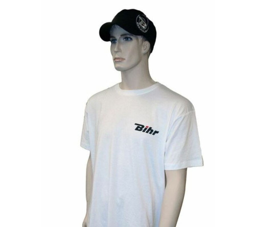 T-shirt BIHR Blanc 150g coton - taille S - 8006036