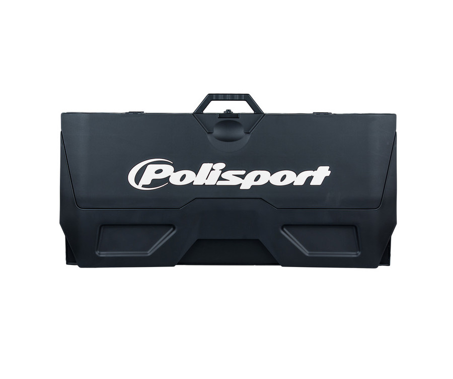 Tapis récupérateur pliable POLISPORT Bike Mat noir