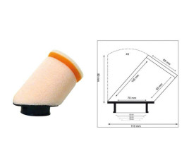 Filtre à air cylindrique TWIN AIR - 158978