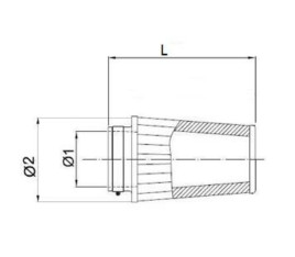 Filtre à air BMC conique Ø60mm - FBSS60-85