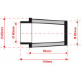 Filtre à air BMC conique Ø60mm - FBSS60-85