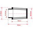 Filtre à air BMC conique Ø41mm - FMSA41-60