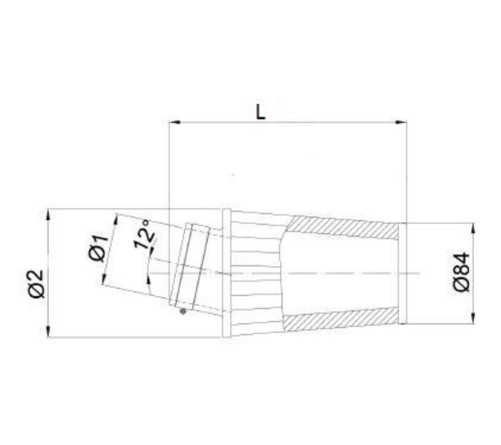 Filtre à air BMC conique Ø65mm - FBSA65-128