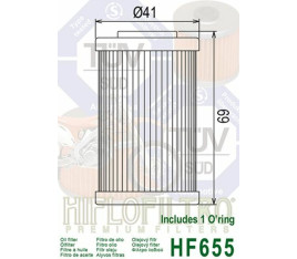 Filtre à huile HIFLOFILTRO - HF655