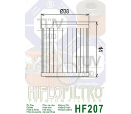 Filtre à huile HIFLOFILTRO - HF207