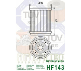 Filtre à huile HIFLOFILTRO - HF143