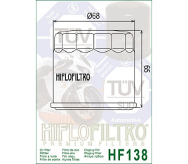 Filtre à huile HIFLOFILTRO Racing - HF138RC