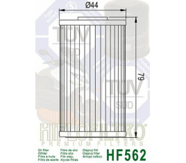 Filtre à huile HIFLOFILTRO - HF562 Kymco