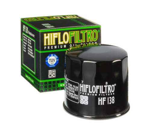 Filtre à huile HIFLOFILTRO Noir brillant - HF138 - 1000469