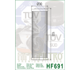 Filtre à huile HIFLOFILTRO - HF691