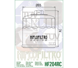 Filtre à huile HIFLOFILTRO Racing - HF204RC