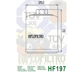 Filtre à huile HIFLOFILTRO - HF197 - 1000515