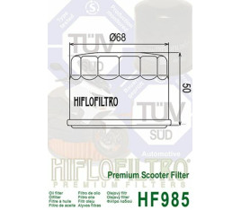 Filtre à huile HIFLOFILTRO - HF985