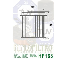 Filtre à huile HIFLOFILTRO - HF168 Daelim