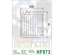 Filtre à huile HIFLOFILTRO - HF973 Suzuki UK110