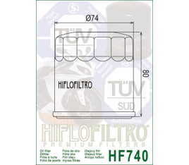 Filtre à huile HIFLOFILTRO - HF740 Yamaha