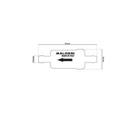 Filtre essence MALOSSI Ø6mm