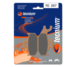 Plaquettes de frein TECNIUM MX/Quad métal fritté - MO267 - 1022868