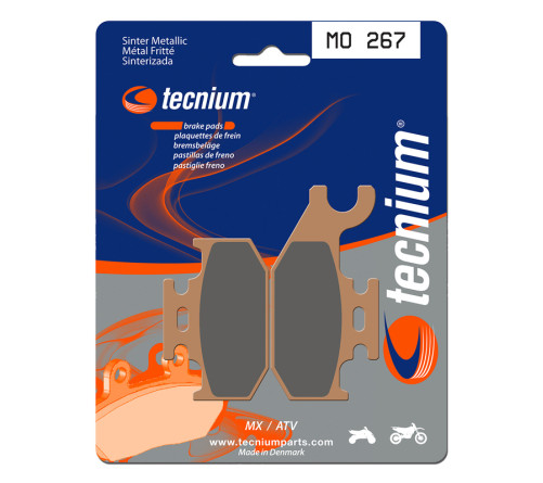 Plaquettes de frein TECNIUM MX/Quad métal fritté - MO267 - 1022868