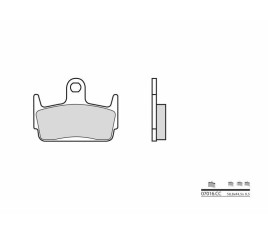 Plaquettes de frein BREMBO Scooter carbone céramique - 07016 - 1035675