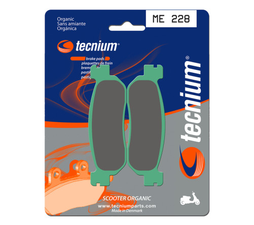 Plaquettes de frein TECNIUM Scooter organique - ME228 - 1022646