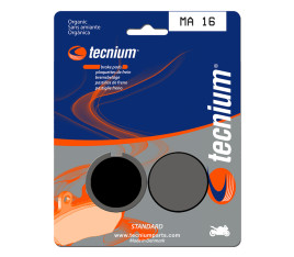 Plaquettes de frein TECNIUM route organique - MA16