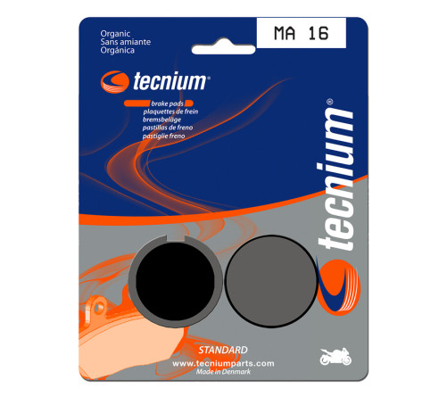 Plaquettes de frein TECNIUM route organique - MA16 - 1022383