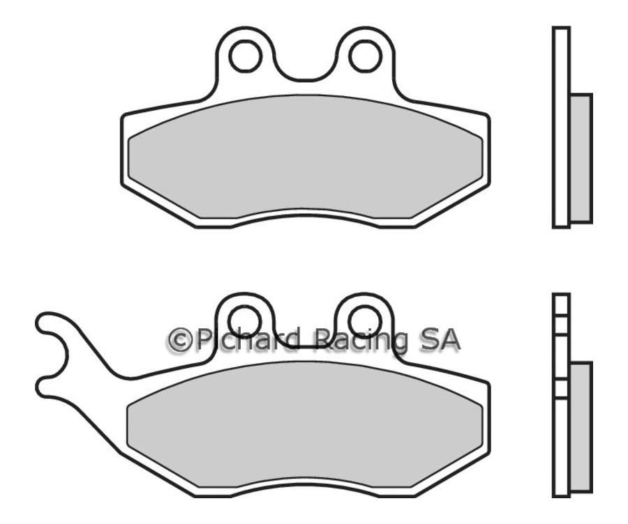 Plaquettes de frein BREMBO Scooter carbone céramique - 07049