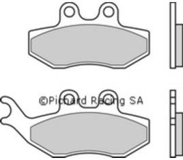 Plaquettes de frein BREMBO Scooter carbone céramique - 07049