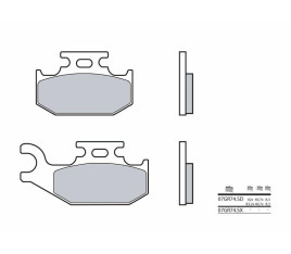 Plaquettes de frein BREMBO Off-Road métal fritté - 07GR74SD - 1035923